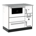 ALFA PLAM Štednjak na čvrsto gorivo ALFA TERM 20kW, beli, levi