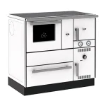 ALFA PLAM Štednjak na čvrsto gorivo ALFA TERM 27kW, beli, levi