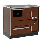 ALFA PLAM Štednjak na čvrsto gorivo ALFA TERM 27kW, braon, levi