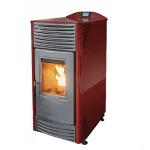 TERMOMONT Peć na pelet TOBY H 20kW bordo