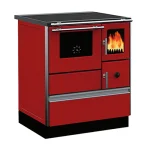 ALFA PLAM Štednjak na čvrsto gorivo ALFA 70 DOMINANT 10kW, crveni, levi