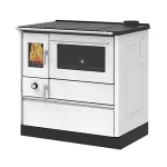 ALFA PLAM Štednjak na čvrsto gorivo ALFA 85 G 5kW beli desni