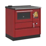 ALFA PLAM Štednjak na čvrsto gorivo ALFA 85 G 5kW crveni levi