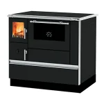 ALFA PLAM Štednjak na čvrsto gorivo ALFA 90H DOMINANT 10kW antracit desni