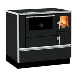 ALFA PLAM Štednjak na čvrsto gorivo ALFA 90H DOMINANT 10kW antracit levi