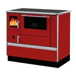 ALFA PLAM Štednjak na čvrsto gorivo ALFA 90H DOMINANT 10kW crveni desni