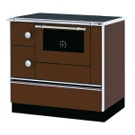 ALFA PLAM Štednjak na čvrsto gorivo ALFA 90H FAVORIT, braon, desni