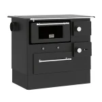 ALFA PLAM Štednjak na čvrsto gorivo REGULAR 46 ECO 8kW antracit levi