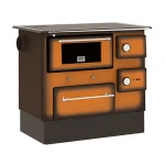 ALFA PLAM Štednjak na čvrsto gorivo REGULAR 46 ECO 8kW braon levi