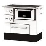 ALFA PLAM Štednjak na čvrsto gorivo REGULAR 46 ELEGANT 5kW, beli, desni