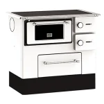 ALFA PLAM Štednjak na čvrsto gorivo REGULAR 46 ELEGANT 5kW, beli, levi