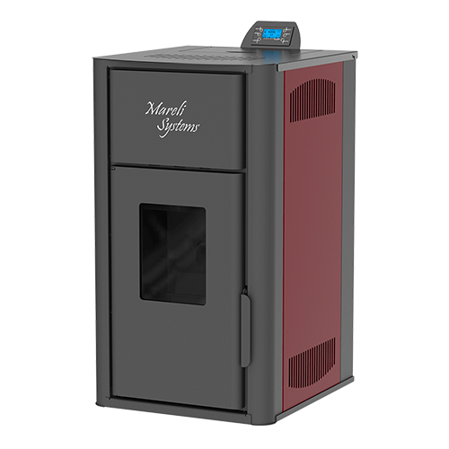 MARELI Peć na pelet PB, bordo